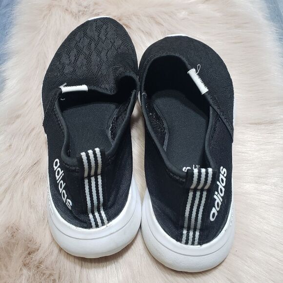 Adidas Women's Cloudfoam Lite Racer Slip-On Shoes - Picture 4 of 5